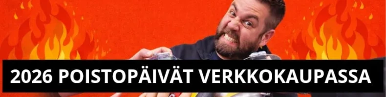 Verkkokaupan poistopäivät 2026